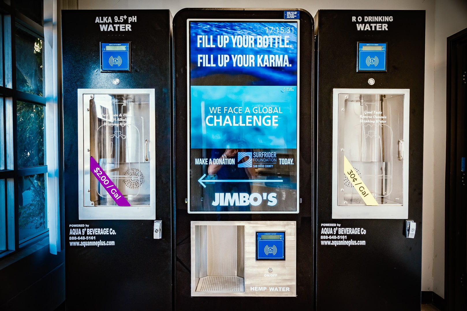 AQUA 9+ Bulk Water Vending Machine Business Opportunities 9.5+ pH